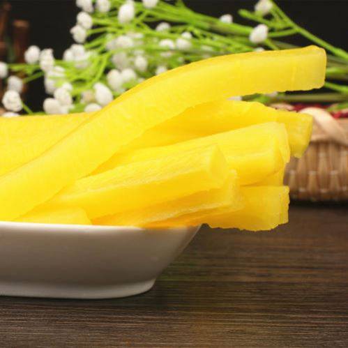 Top Grade 1kg Yellow Pickled Radish Takuan Pickled Radish In Plastic Case