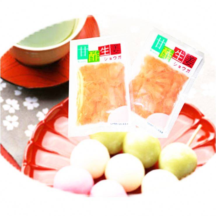 chinese supplier serve Japan,South Korea European market 3g-10g/mini BAG pickled sushi ginger