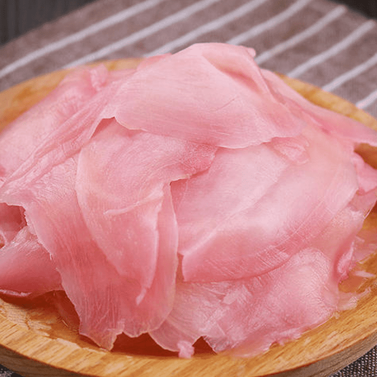 Package Wholesale Tasty Pickled Pink Canned Sushi Ginger For China