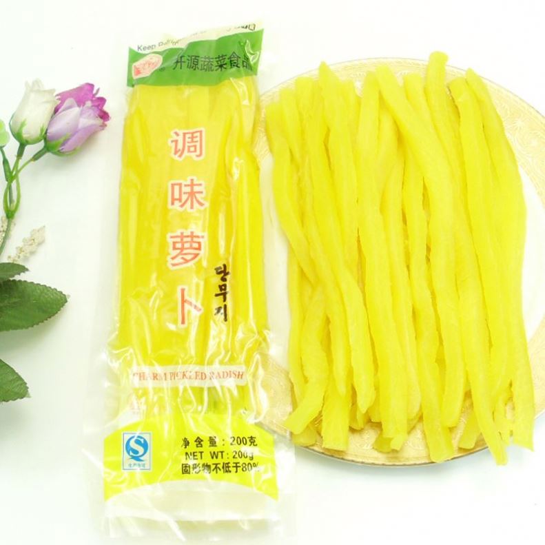 Best Selling Pickled Radish For Sushi Food Pickled Radish Cut Into Boxes