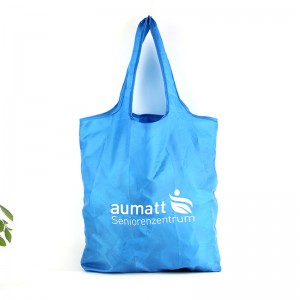 Custom Logo Reusable Foldable RPET Eco Friendly Shopping Bag