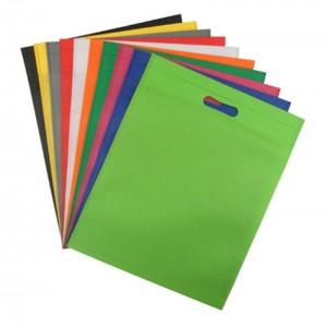 Ultrasonic biodegradable promotional non-woven shopping Bags Custom printing