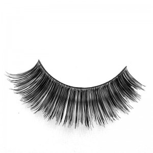 Human Hair False Lashes, Customized Supported