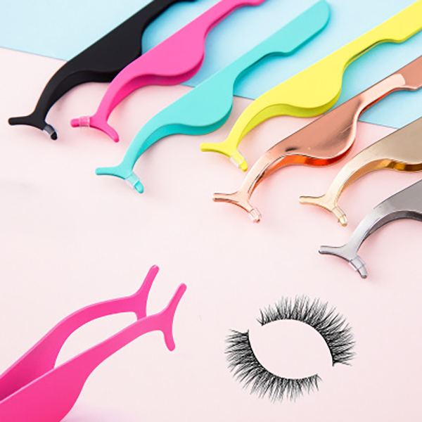 Multi-color Lash Applicator False Eyelash Tweezers Featured Image