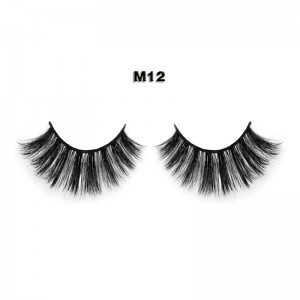 Horsehair 3D Thick False Lashes, Customized Supported