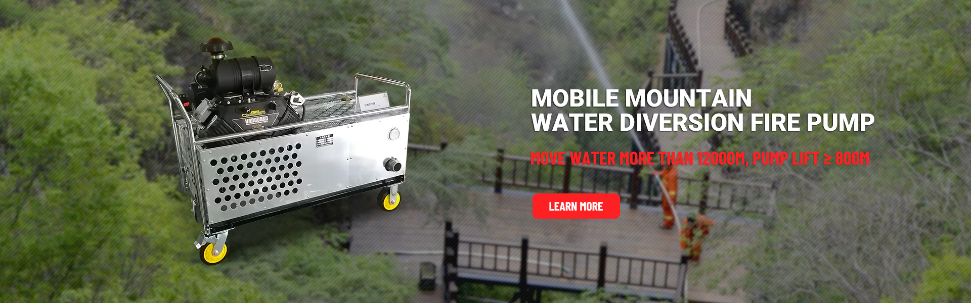 Mobile Water Diversion Fire Pump