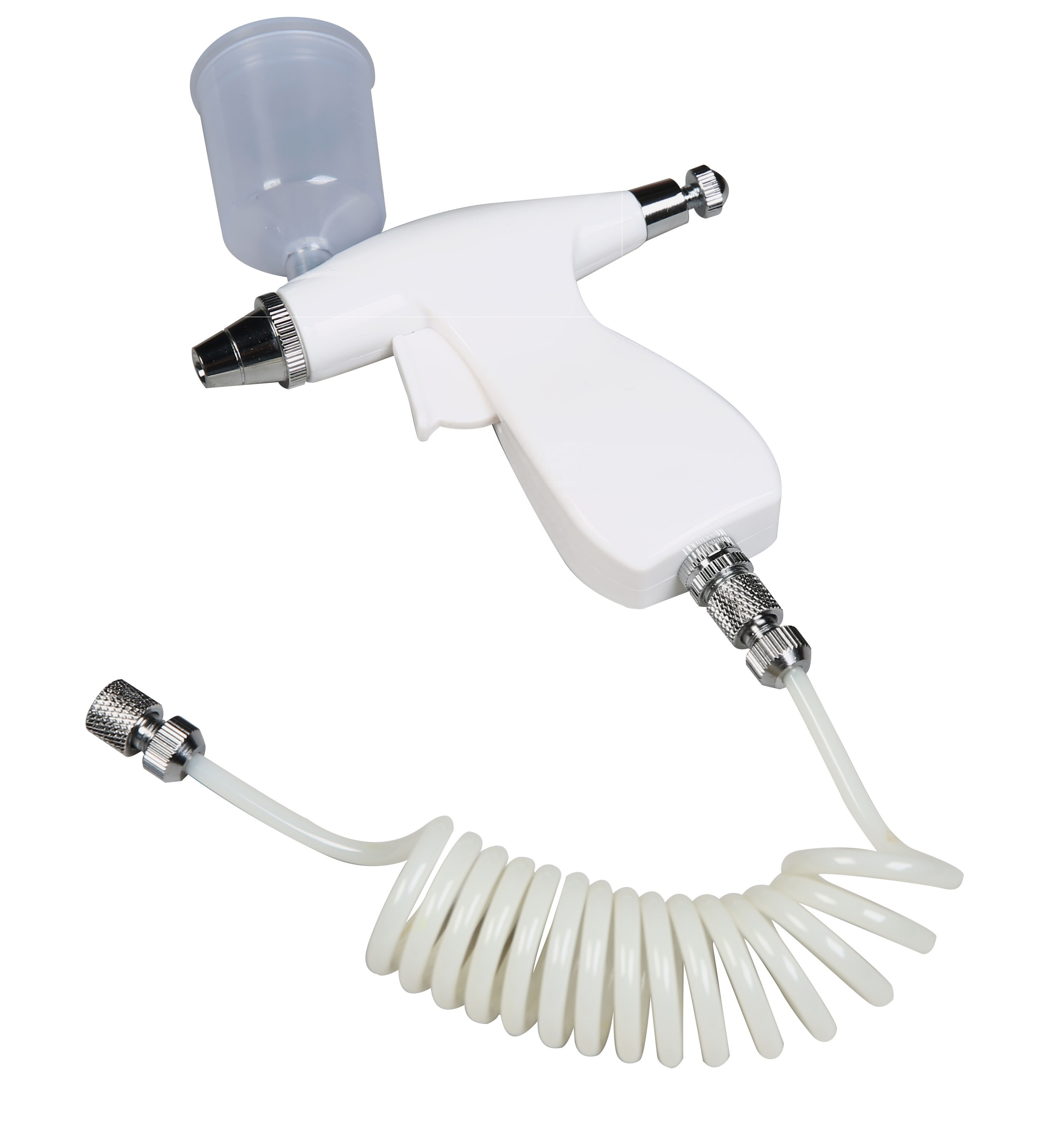 White color Small Airbrush Gun BT-105 Portable Air Brush Spraying Device Use For Cake Decorating