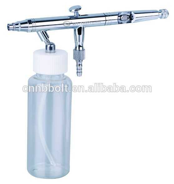 Double Action Gravity Feed Airbrush Used For Body Painting / Cake Decorating / Nail Painting