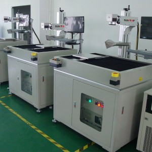 Customized fiber laser marking machine with X and Y axis