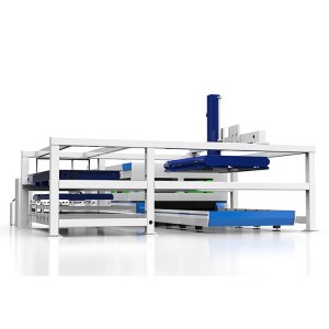 Fully automatic fiber laser cutting machine
