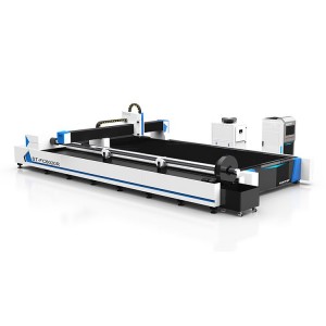 Sheet metal and tubes fiber laser cutting machine