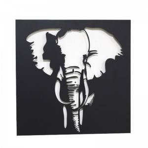 Cute Animal metal Wall Art Kid’s Room Decors Framed Picture Modern Hanging Art