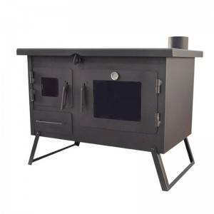 Outside Wood Stove With Oven For Backyard