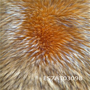 long pile faux raccoon fur