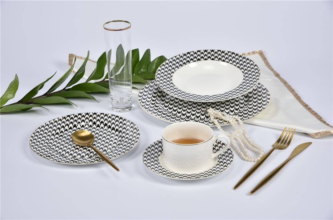 Normal round shape dinner set new bone china Featured Image