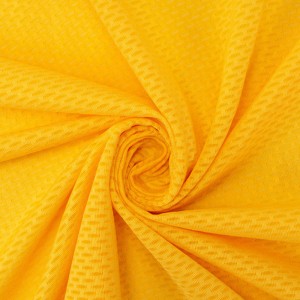 Polyester spandex perforated fish eye mesh fabric