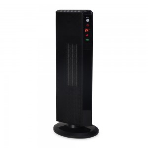 2KW Home Ceramic  PTC  Fan Heater, Tower Heater With ECO, 2 Heat Settings, Adjustable Thermostat , White/Black,220V DF-HT5320P