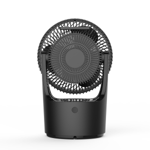 DF-EF0816V (8″) Table Air Circulator Fan, 360°Oscillation, Timer with Remote  Black