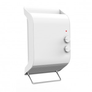 2KW Home Ceramic  PTC  Fan Heater,Wall-Mounted Heater With 2 Heat Settings,IP23 Waterproof  Heating For Bathroom,White,DF-HT5102P