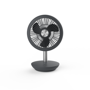 DF-EF0510DD mini rechargeable fan; USB connection; low noise; desk table personal fan; 90° vertical oscillation by hand; suit for office, camping, making up, studying and going outside; optional rechargeable base