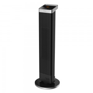 2.5KW Home Ceramic  PTC  Fan Heater, Tower Heater With ECO, 2 Heat Settings, Adjustable Thermostat , Black,220V DF-HT5315P