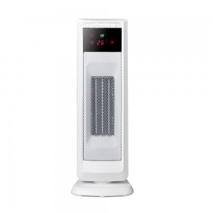 2KW Home Ceramic  PTC  Fan Heater, Tower Heater With ECO, 2 Heat Settings, Adjustable Thermostat , WIFI, White/Black,220V DF-HT5312P