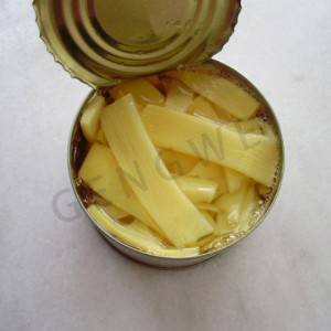 Canned bamboo shoot sliced