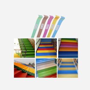Pvc anti-slip overall stair step strip