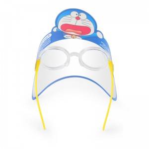 Kids Face Shield with Glasses Frame, Fully Transparent Face Bandanas, Anti-Fog/Anti-Spray