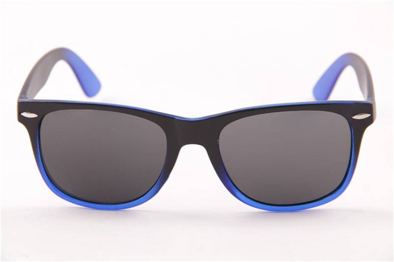 Hot selling two color mix frame sunglass PC frame sunglass cheap small pins sunglass for men