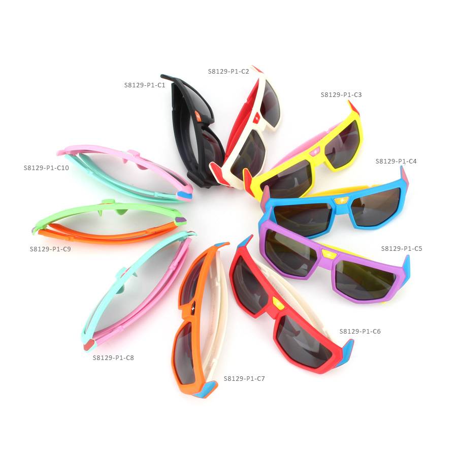 Glazzy wholesale fancy sunglasses polarized lens rubber sunglasses eyewear for kids children sunglasses