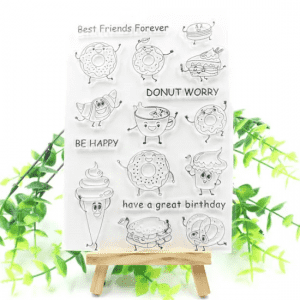 Customized Scrapbook Making Beautiful Crystal Clear Stamp