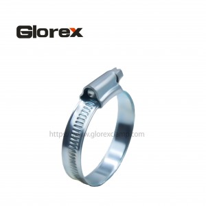 British type hose clamp with welding