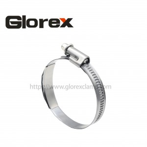 German type hose clamp without welding(with a spring)