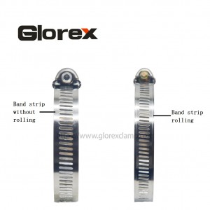 12.7mm American type hose clamp