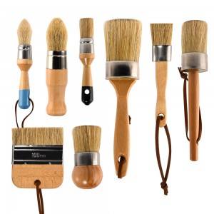 Wooden Handle Art Brush Set Artist Oil Painting Brush