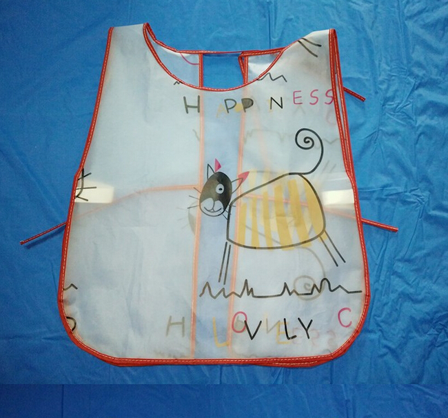 PEVA promotional kids painting apron