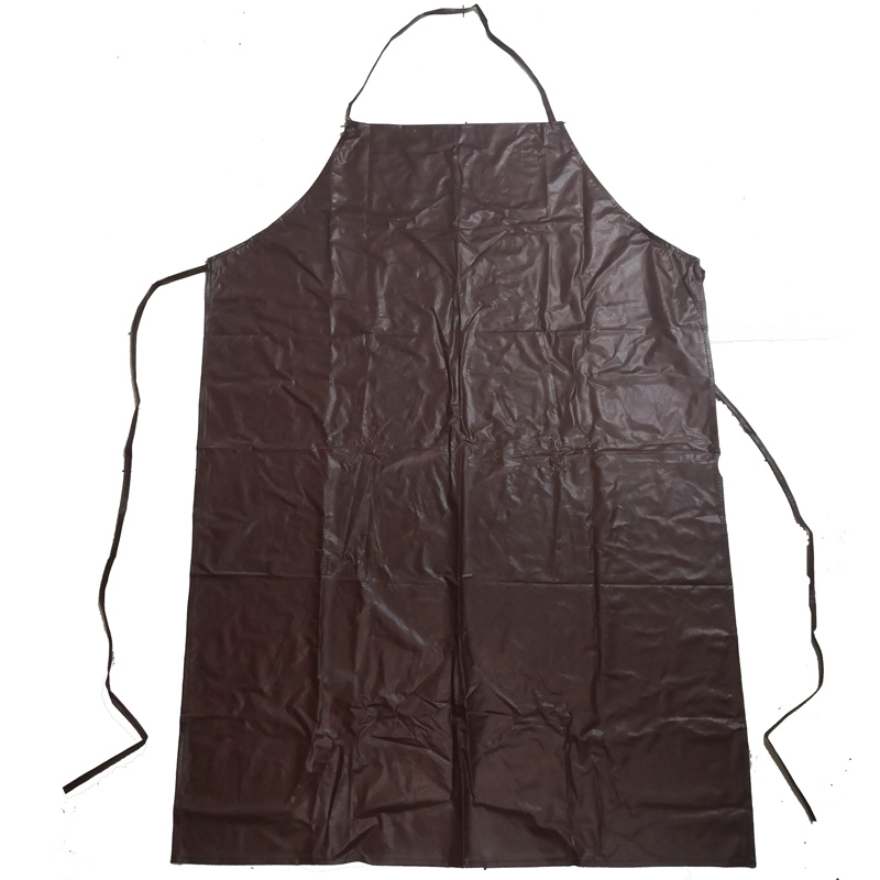 Customized Thick Brown Waterproof PVC Apron
