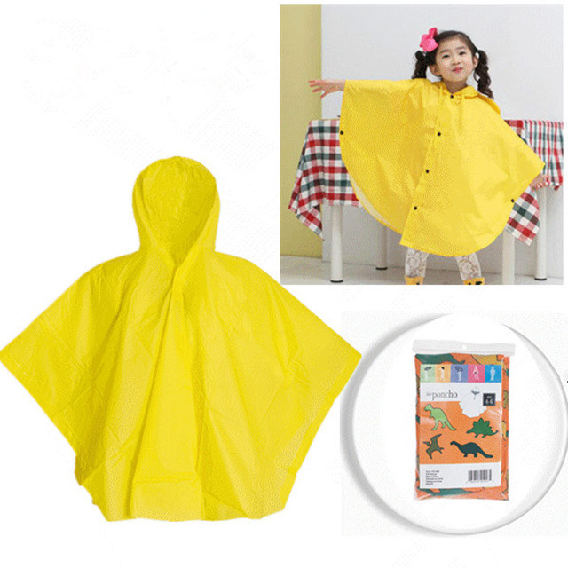 Promotional PE/PVC/PEVA Material kids rain poncho