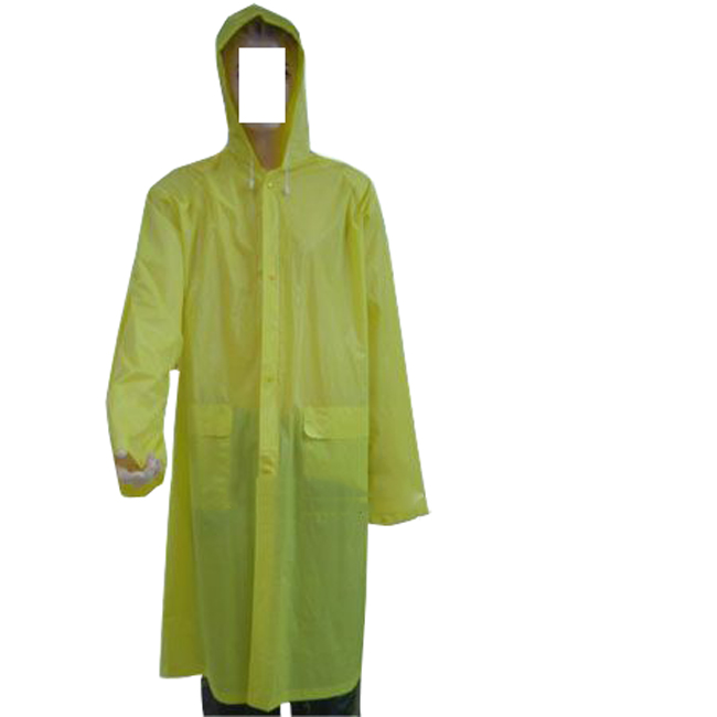 Top quality reusable PVC Raincoat for travelling