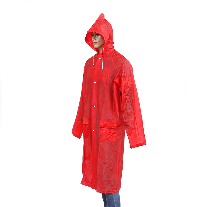 customized color adult long raincoat