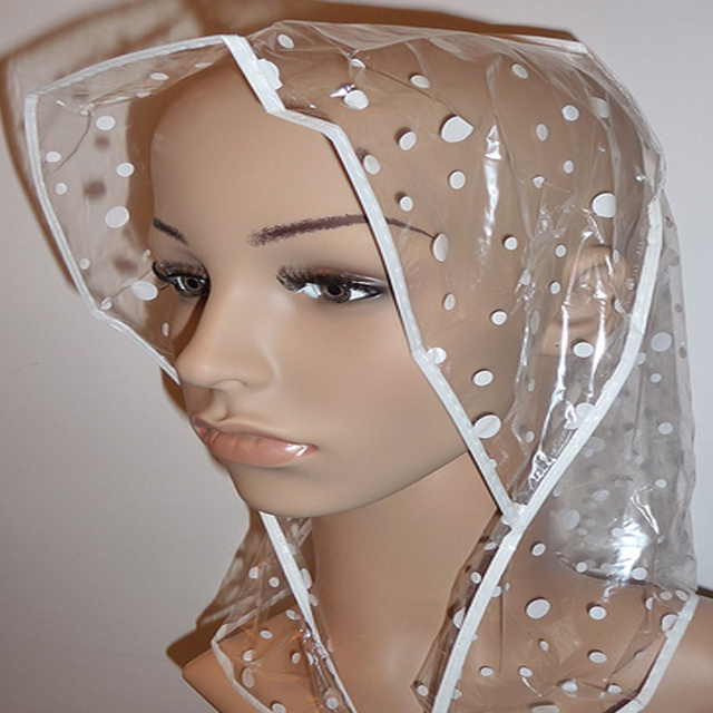 Waterproof foldable disposable rain bonnet factory