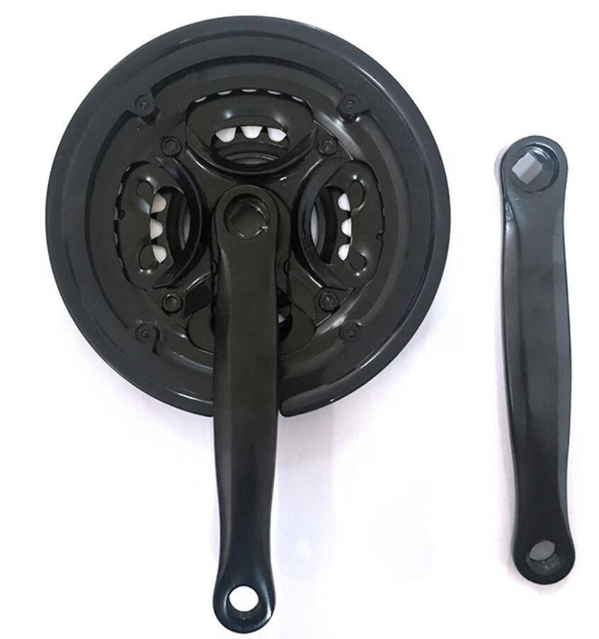black color and ED surface treatment 3S bicycle chainwheel and crank set