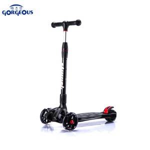 Wholesale high quality kids luggage scooter kids 3 wheel PU wheel with light for sale