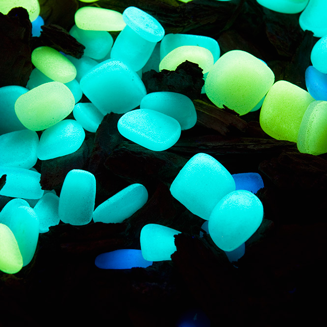 Glow In The Dark Glazed Pebbles Featured Image