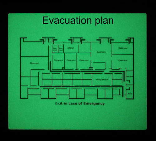 luminescent fire emergency evacuation plan Featured Image