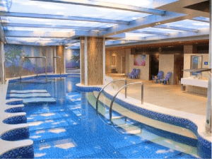indoor heated therapy pool project service