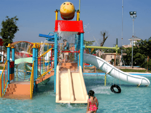 Customized water park equipment configuration
