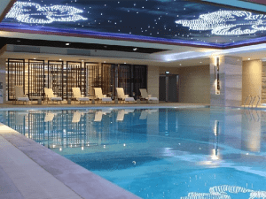 Indoor hotel swimming pool water treatment project