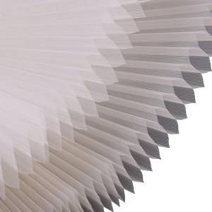 Durable Cordless Pleated Window Blinds Fabric